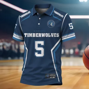 Limited Edition – Customized NBA Minnesota Timberwolves Polo Shirt