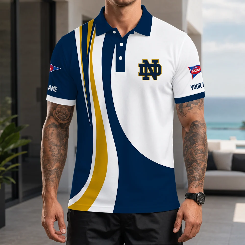 Limited Edition – Customized NCAA Notre Dame Fighting Irish Polo Shirt