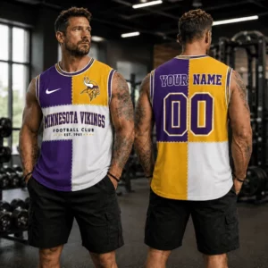 Limited Edition – Customized NFL Minnesota Vikings Men’s Gym Shirt