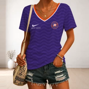 Limited Edition – Customized WNBA Phoenix Mercury V-Neck Female Shirt