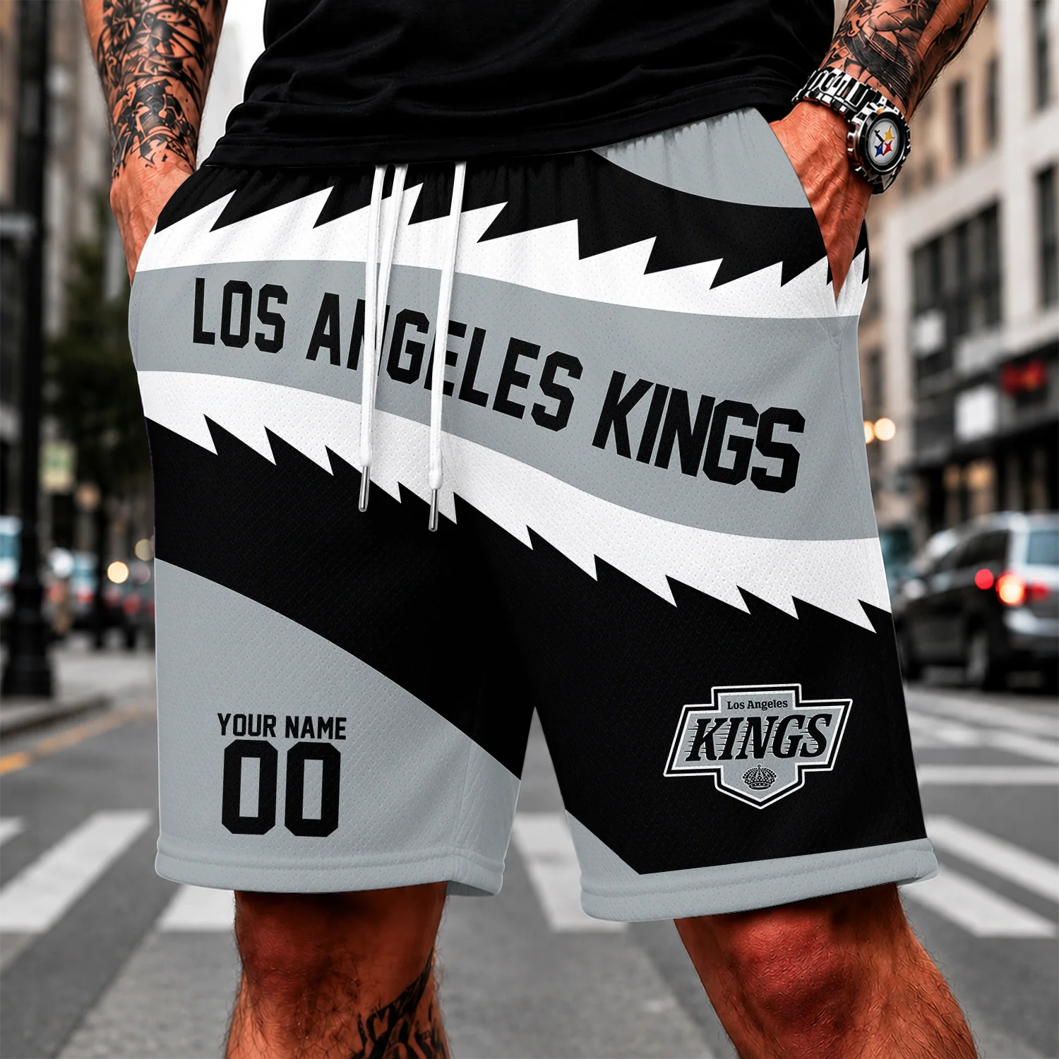 Limited Edition – Customized NHL Los Angeles Kings Short Pants