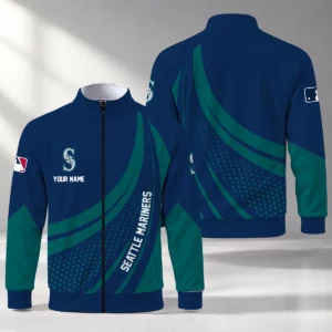 Limited Edition – Customized MLB Seattle Mariners Stand Collar Jacket