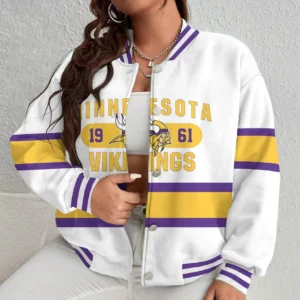 Limited Edition – Customized NFL Minnesota Vikings Satin Varsity & Baseball Jacket