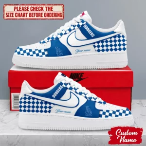 Limited Edition – Customized MLB Los Angeles Dodgers Af1 Shoes