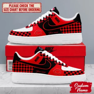 Limited Edition – Customized MLB Cincinnati Reds Af1 Shoes