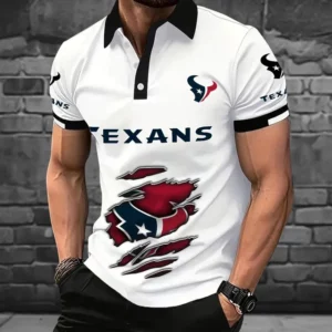 Limited Edition – Customized NFL Houston Texans Polo Shirt