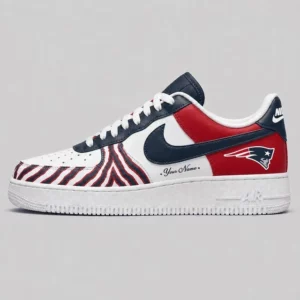 Limited Edition – Customized NFL New England Patriots Af1 Shoes