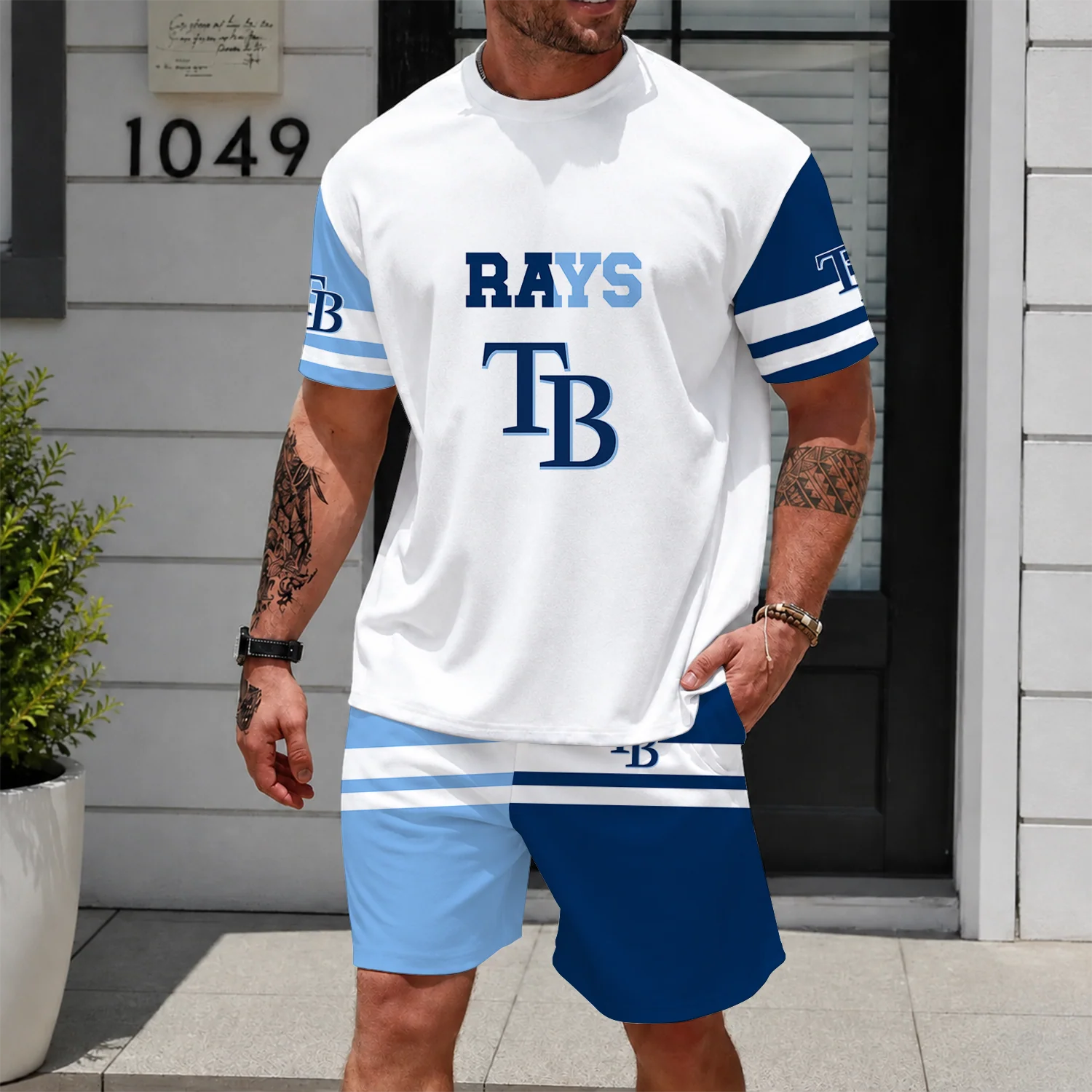 Limited Edition – Customized MLB Tampa Bay Rays Unisex T-Shirt & Shorts Set
