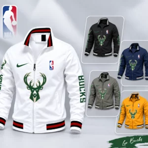 Limited Edition – Customized NBA Milwaukee Bucks Multicolor Men’s Casual Jacket