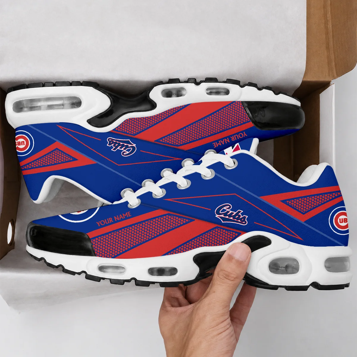 Limited Edition – Customized MLB Chicago Cubs Air Max Plus Sneakers