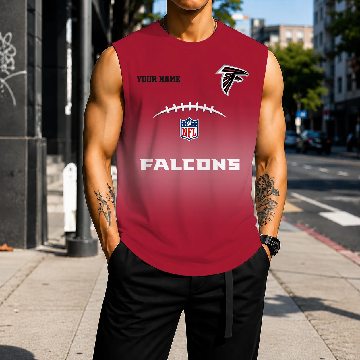 Limited Edition – Customized NFL Atlanta Falcons Men’s Gym Shirt
