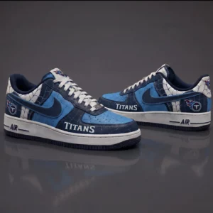 Limited Edition – Customized NFL Tennessee Titans X Spider Air force 1 Shoes