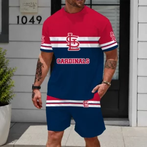 Limited Edition – Customized MLB St. Louis Cardinals Unisex T-Shirt & Shorts Set