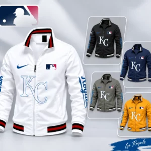 Limited Edition – Customized MLB Kansas City Royals Multicolor Men’s Casual Jacket
