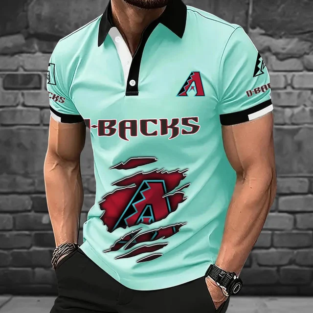 Limited Edition – Customized MLB Arizona Diamondbacks Polo Shirt - Image 3