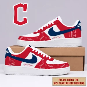 Limited Edition – Customized MLB Cleveland Guardians Af1 Shoes