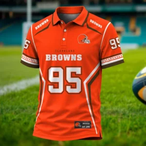 Limited Edition – Customized NFL Cleveland Browns Polo Shirt