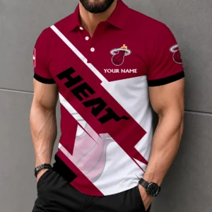 Limited Edition – Customized NBA Miami Heat Polo Shirt