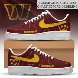 Limited Edition – Customized NFL Washington Commanders Af1 Shoes