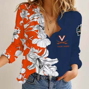 Limited Edition – Customized NCAA Virginia Cavaliers Women Casual Shirt