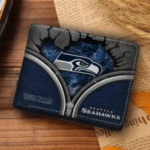 Limited Edition – Customized NFL Seattle Seahawks Leather Wallet
