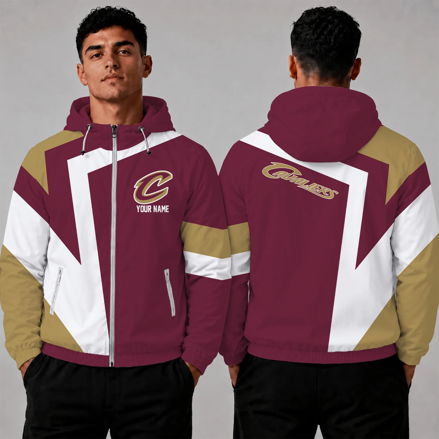Limited Edition – Customized NBA Cleveland Cavaliers Windbreaker Jacket