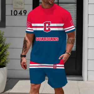 Limited Edition – Customized MLB Cleveland Guardians Unisex T-Shirt & Shorts Set