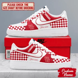 Limited Edition – Customized NCAA Houston Cougars Af1 Shoes