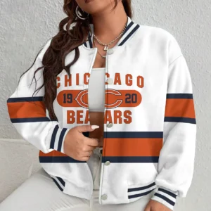 Limited Edition – Customized NFL Chicago Bears Satin Varsity & Baseball Jacket
