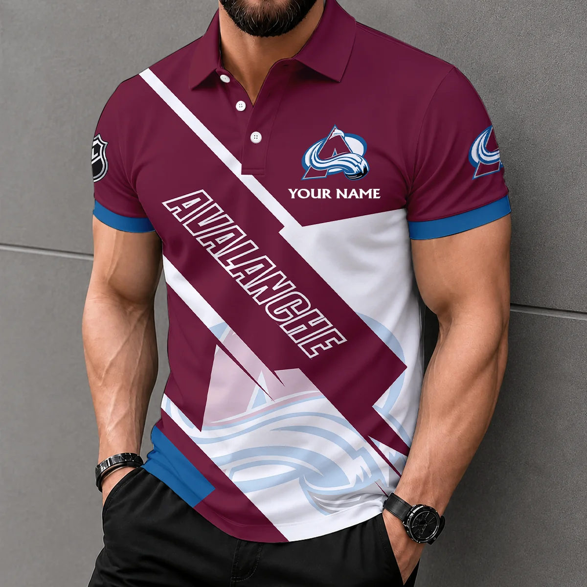 Limited Edition – Customized NHL Colorado Avalanche Polo Shirt