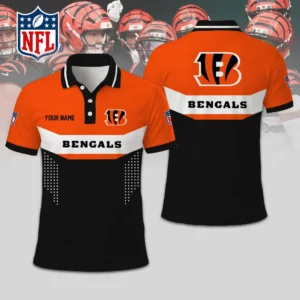 Limited Edition – Customized NFL Cincinnati Bengals Polo Shirt