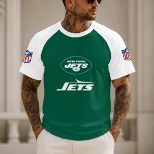 Limited Edition – Customized NFL New York Jets Raglan Tee