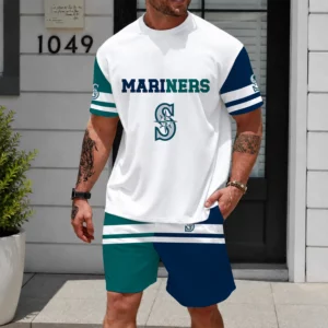Limited Edition – Customized MLB Seattle Mariners Unisex T-Shirt & Shorts Set