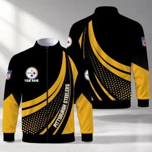Limited Edition – Customized NFL Pittsburgh Steelers Stand Collar Jacket