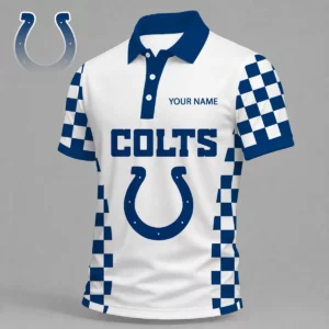 Limited Edition – Customized NFL Indianapolis Colts Polo Shirt