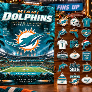 Miami Dolphins Christmas Advent Calendar More Than A Team Gifts For Him