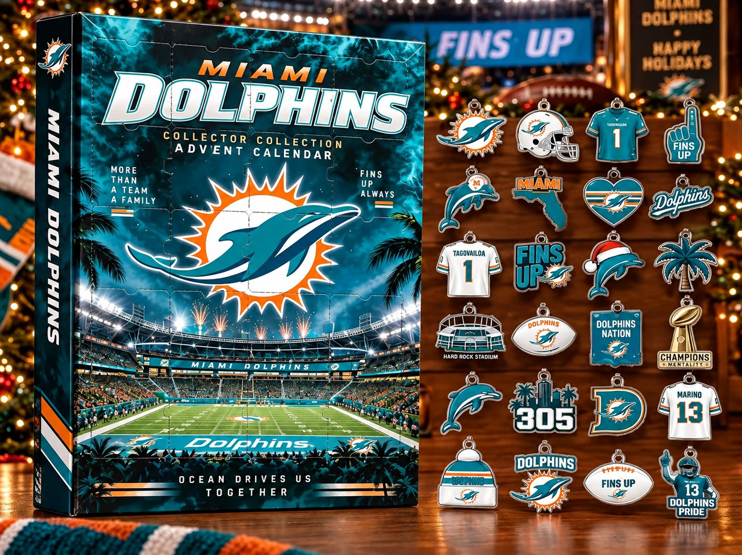 Miami Dolphins Christmas Advent Calendar More Than A Team Gifts For Him
