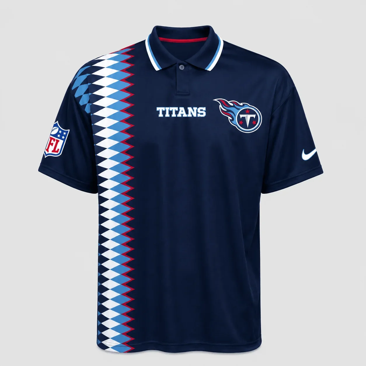 Limited Edition – Customized NFL Tennessee Titans Polo Shirt