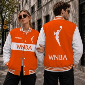 Limited Edition – Customized WNBA Women’s National Basketball Association Baseball Jacket, Satin Varsity Jacket