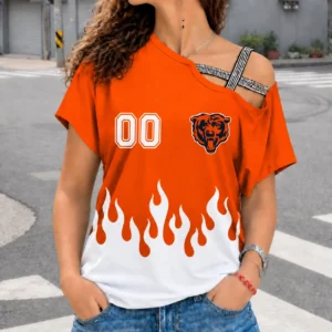 Limited Edition – Customized NFL Chicago Bears Women’s Shoulder Shirt