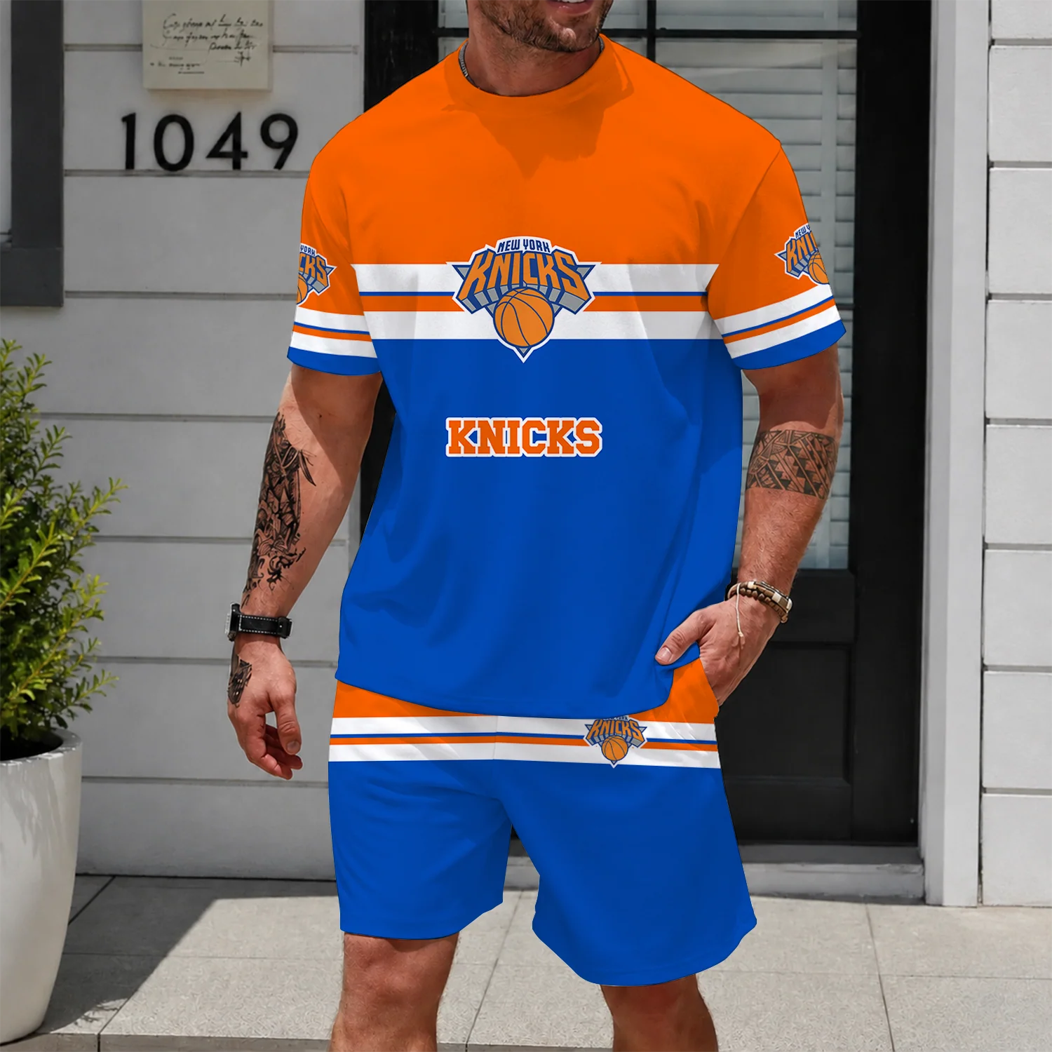 Limited Edition – Customized NBA New York Knicks Unisex T-Shirt & Shorts Set