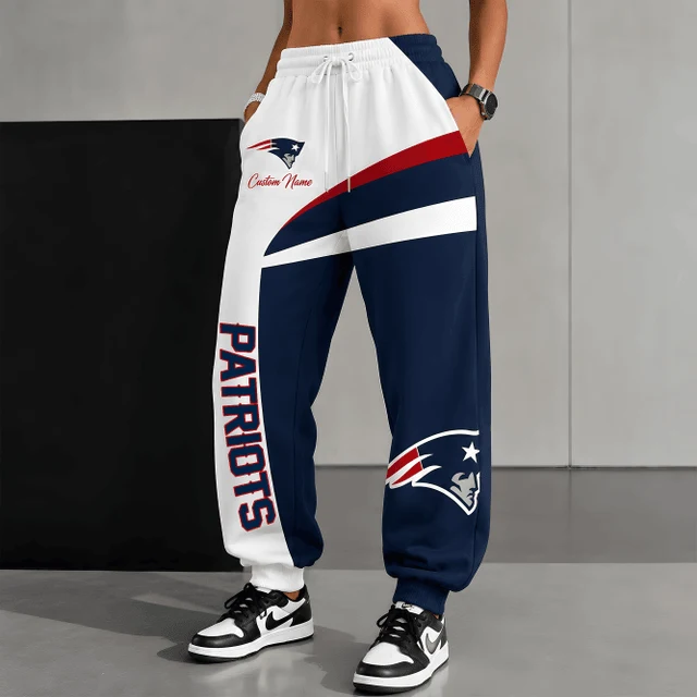 Limited Edition – Customized NFL New England Patriots Sweatpants - Image 2