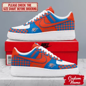Limited Edition – Customized NBA Oklahoma City Thunder Af1 Sneakers
