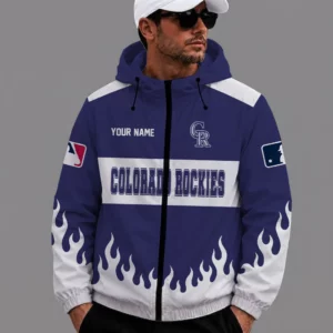 Limited Edition – Customized MLB Colorado Rockies Windbreaker Jacket