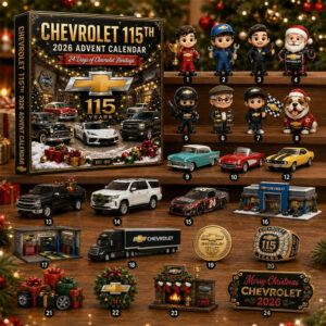 2026 Chevrolet 115th Anniversary Advent Calendar 24 Days Of Heritage Best Xmas Gifts