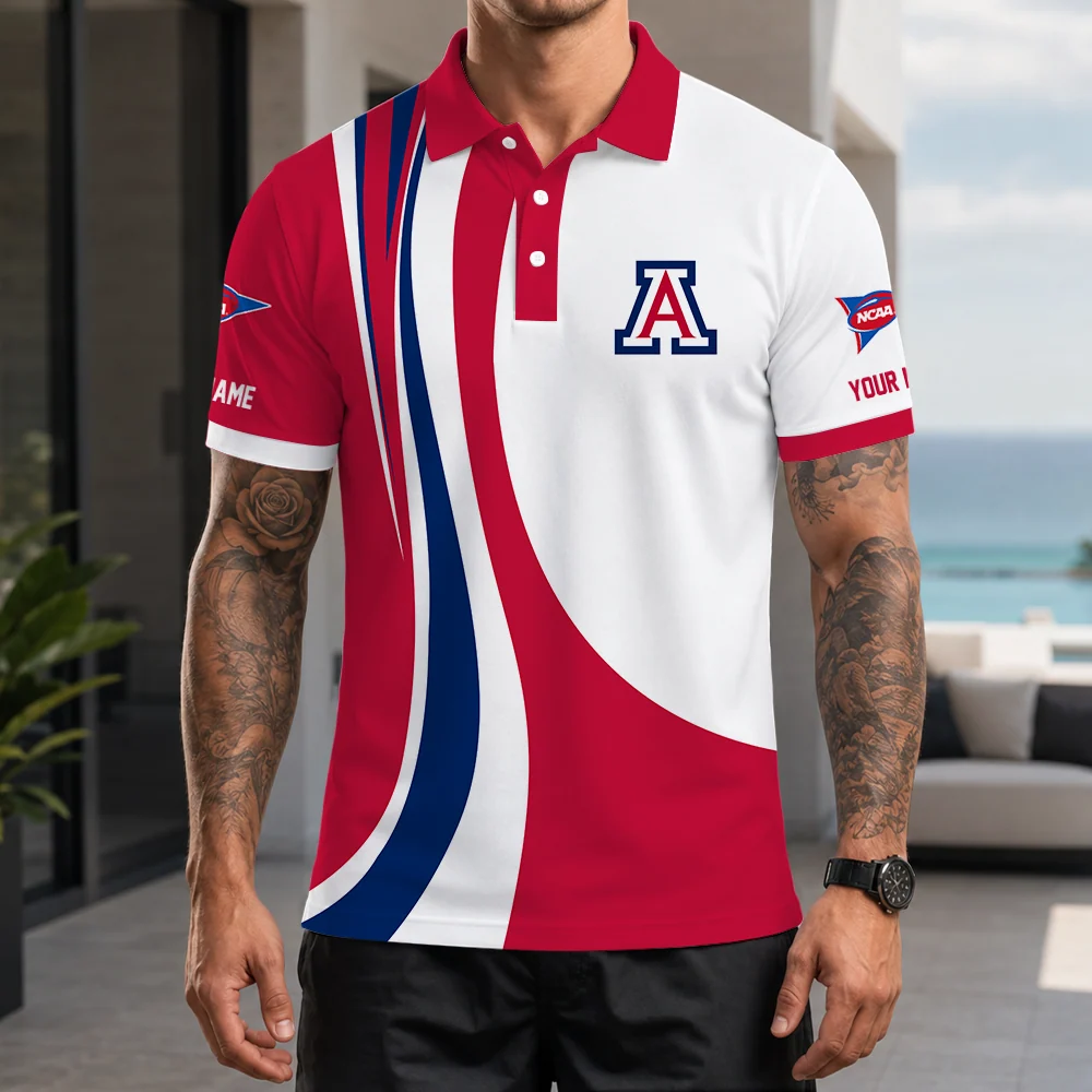 Limited Edition – Customized NCAA Arizona Wildcats Polo Shirt
