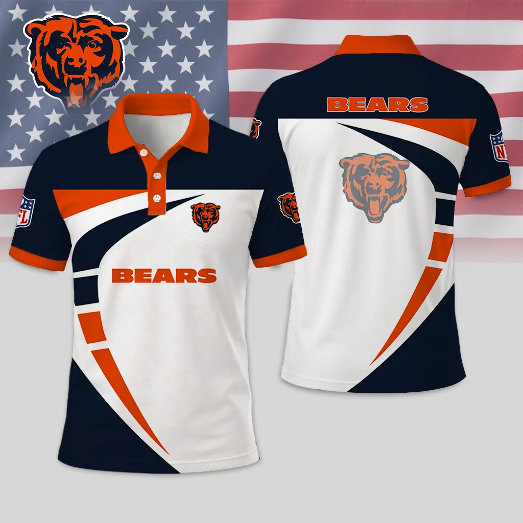 Limited Edition – Customized NFL Chicago Bears Polo Shirt