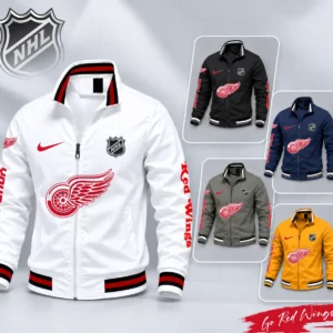 Limited Edition – Customized NHL Detroit Red Wings Multicolor Men’s Casual Jacket