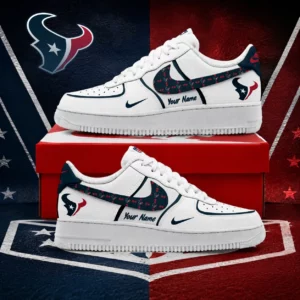 Limited Edition – Customized NFL Houston Texans Af1 Shoes