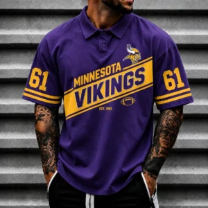 Limited Edition – Customized NFL Minnesota Vikings Polo Shirt